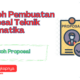 Contoh Pembuatan Proposal Teknik Informatika