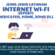 Jenis-jenis layanan internet Wi-Fi seperti Dedicated, Home, Soho dll